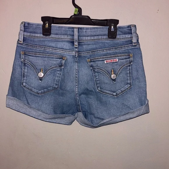 Hudson Jeans Blue Jean Shorts “Croxley” Mid-Rise Fitted